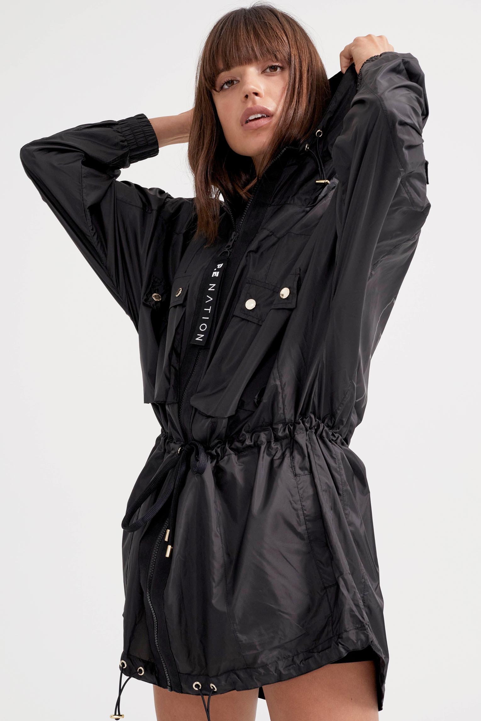 PE NATION IN BOUNDS JACKET (BLACK) - BOYD Studio