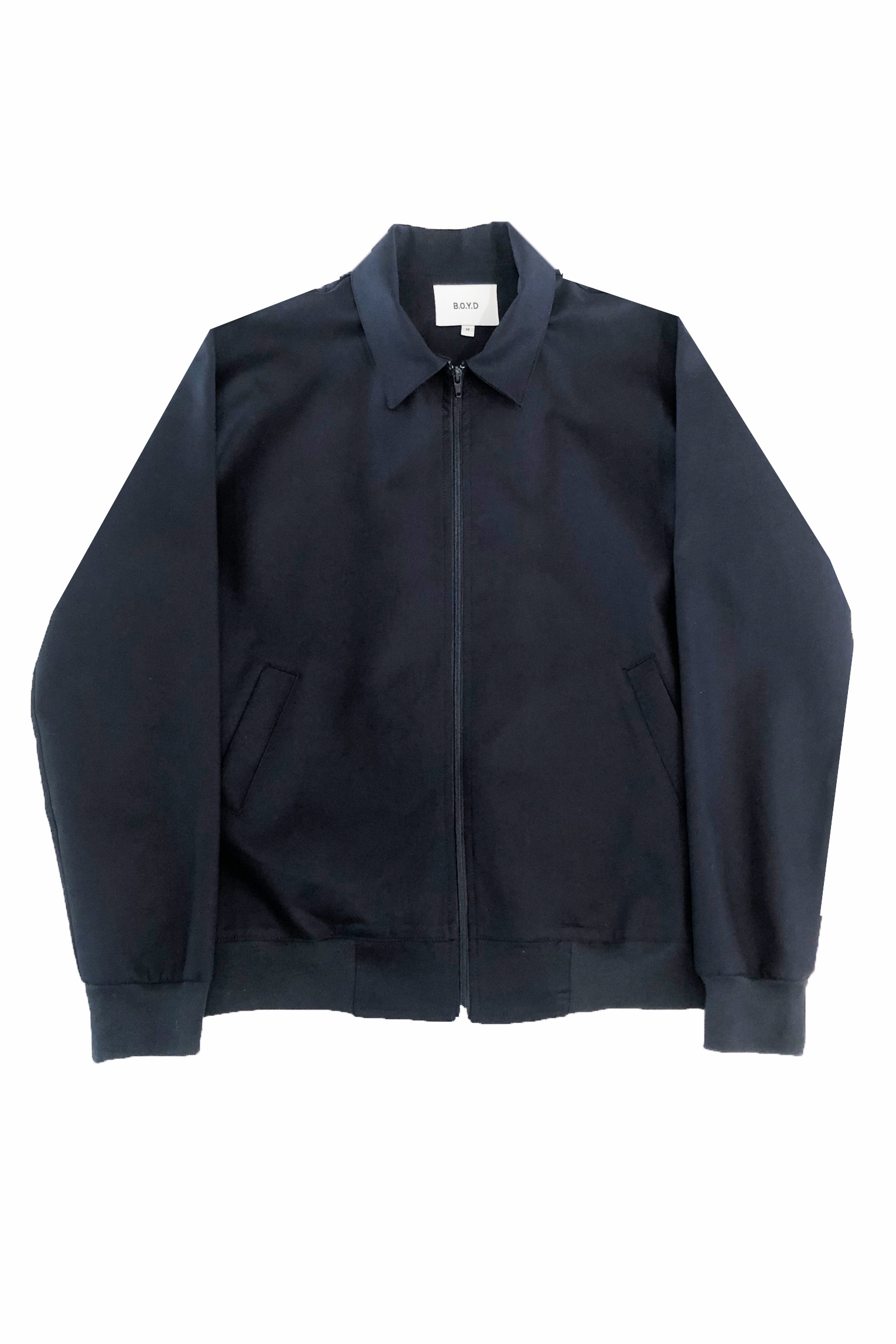 BOYD CLASSIC HARRINGTON BOMBER JACKET-NAVY (MENS) - BOYD Studio