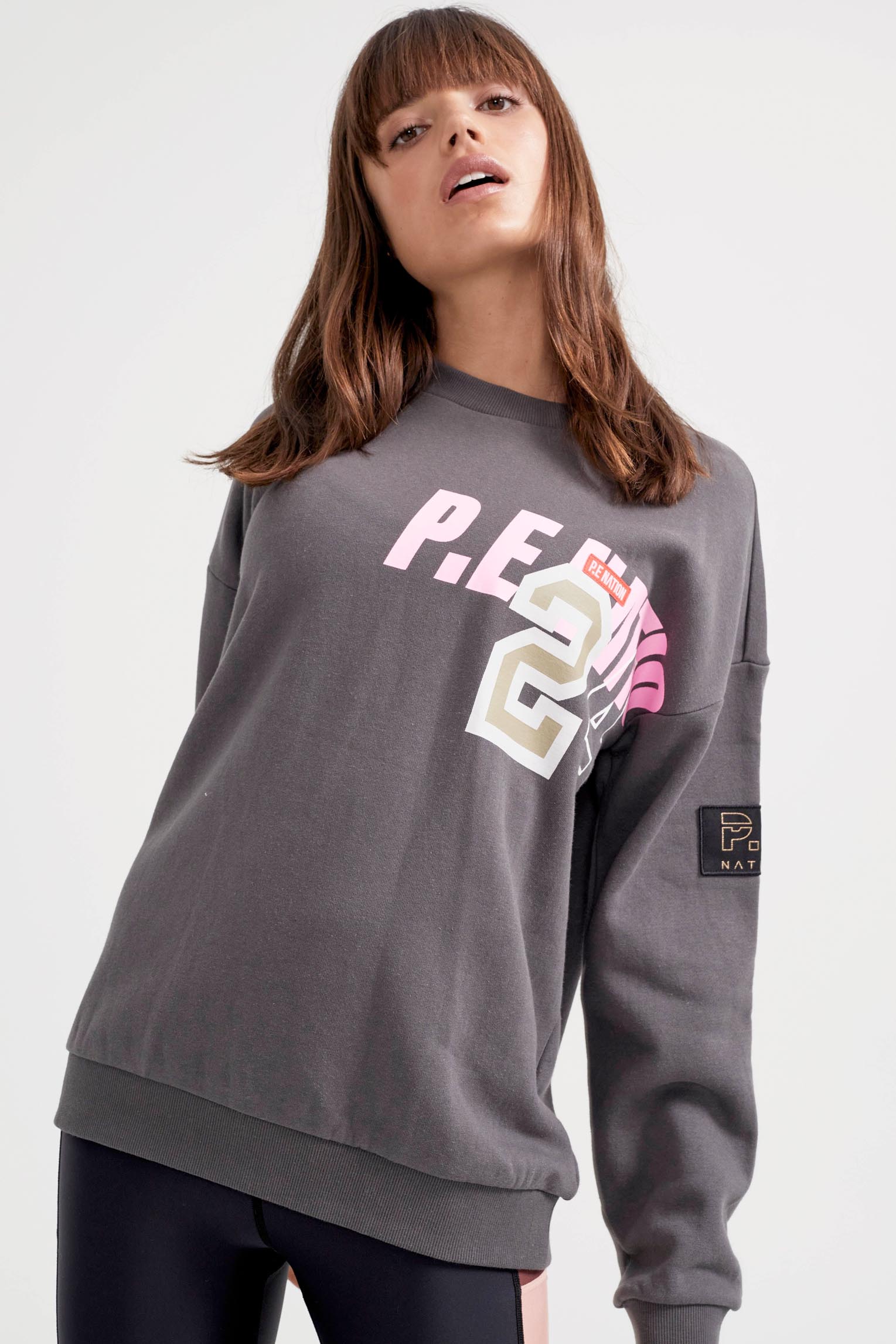 Pe nation 2024 grey sweater