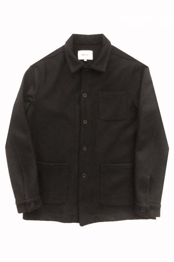 BOYD WORKER WOOL JACKET (BLACK)- MENS - BOYD Studio