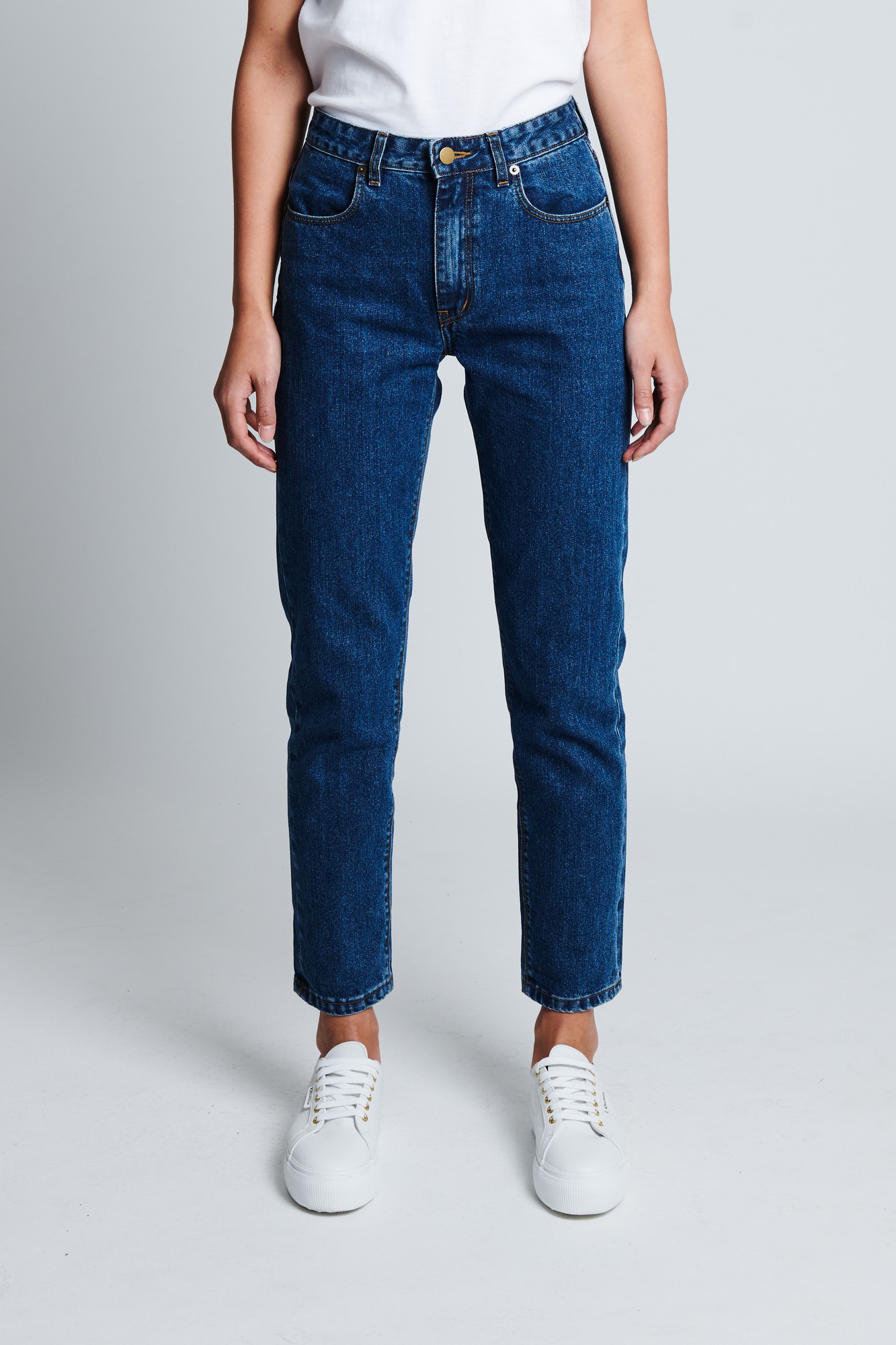 BOYD KATE STRAIGHT JEAN (MID STONE)- WOMENS - BOYD Studio