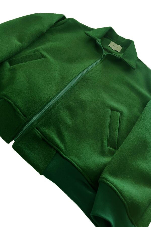 BOYD HARRINGTON WOOL BOMBER (BOTTLE) - Image 3