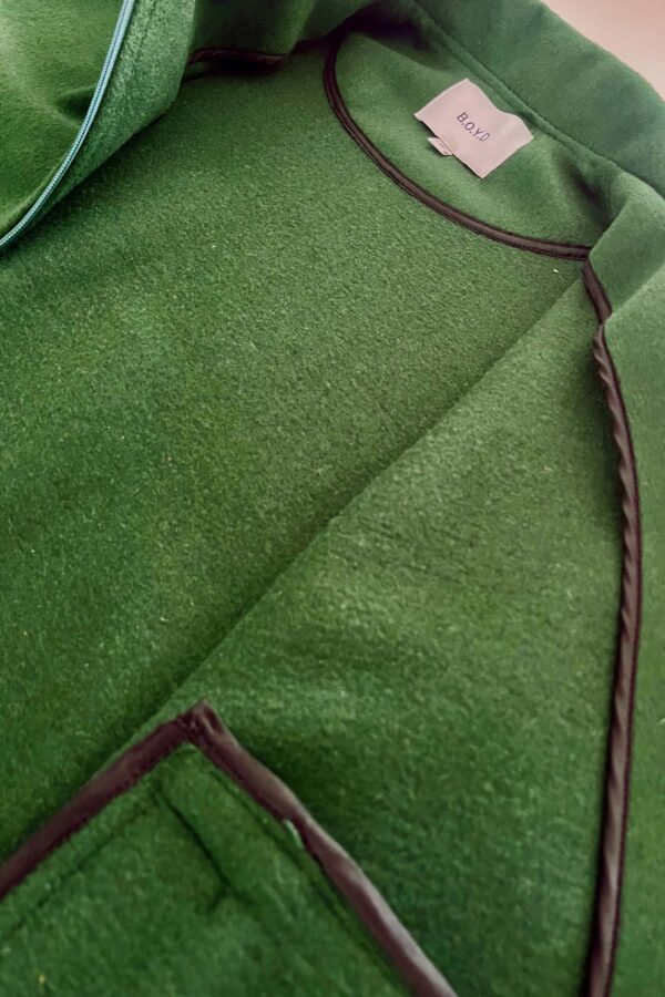 BOYD HARRINGTON WOOL BOMBER (BOTTLE) - Image 4