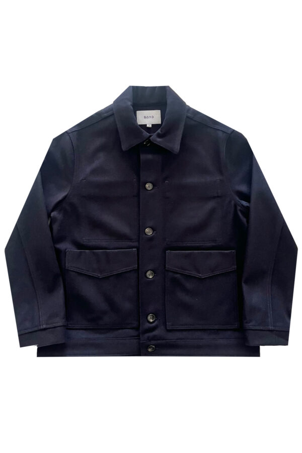 BOYD 202 WOOL JACKET. (INK NAVY)