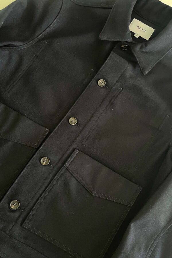 BOYD 202 WOOL JACKET. (INK NAVY) - Image 2