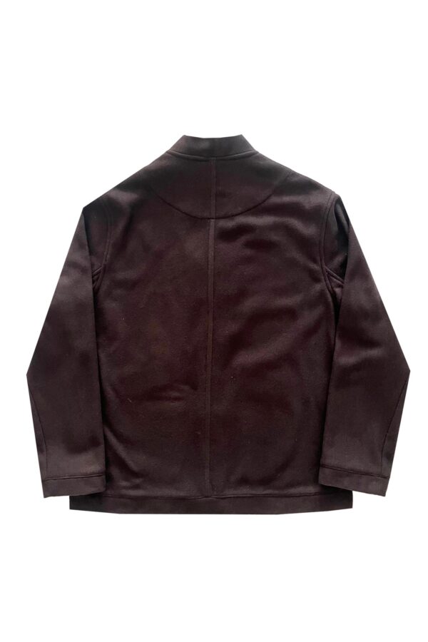 BOYD HERITAGE WOOL CARDIGAN (CHOCOLATE) - Image 5