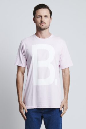 BOYD B FULL STOP S/S TEE (PINK)- MENS