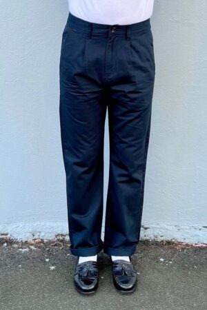 BOYD 404 PLEAT PANT (NAVY)