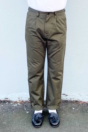 BOYD 404 PLEAT PANTS (OLIVE)