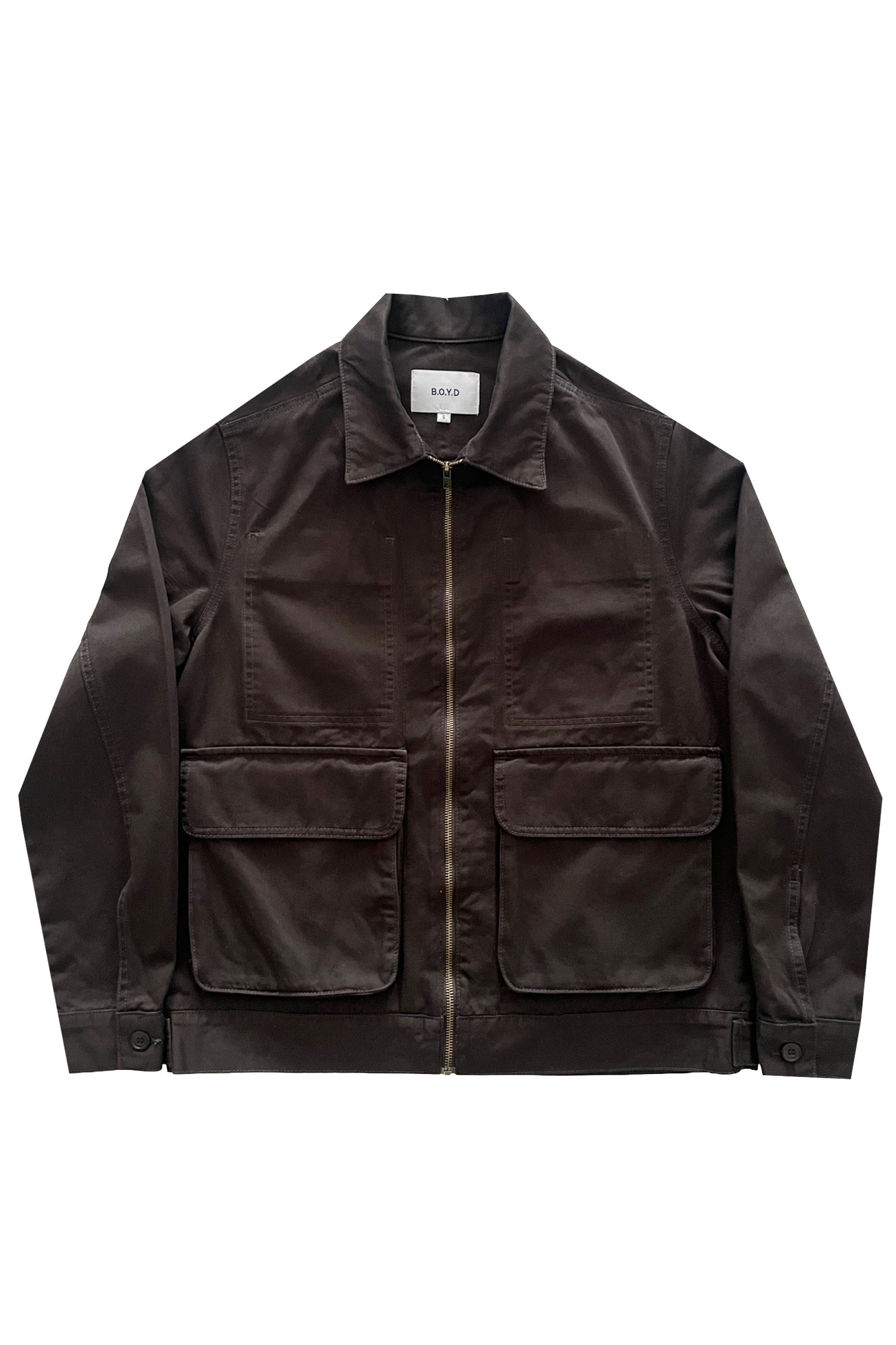 BOYD 303 ZIP JACKET (CHOCOLATE)
