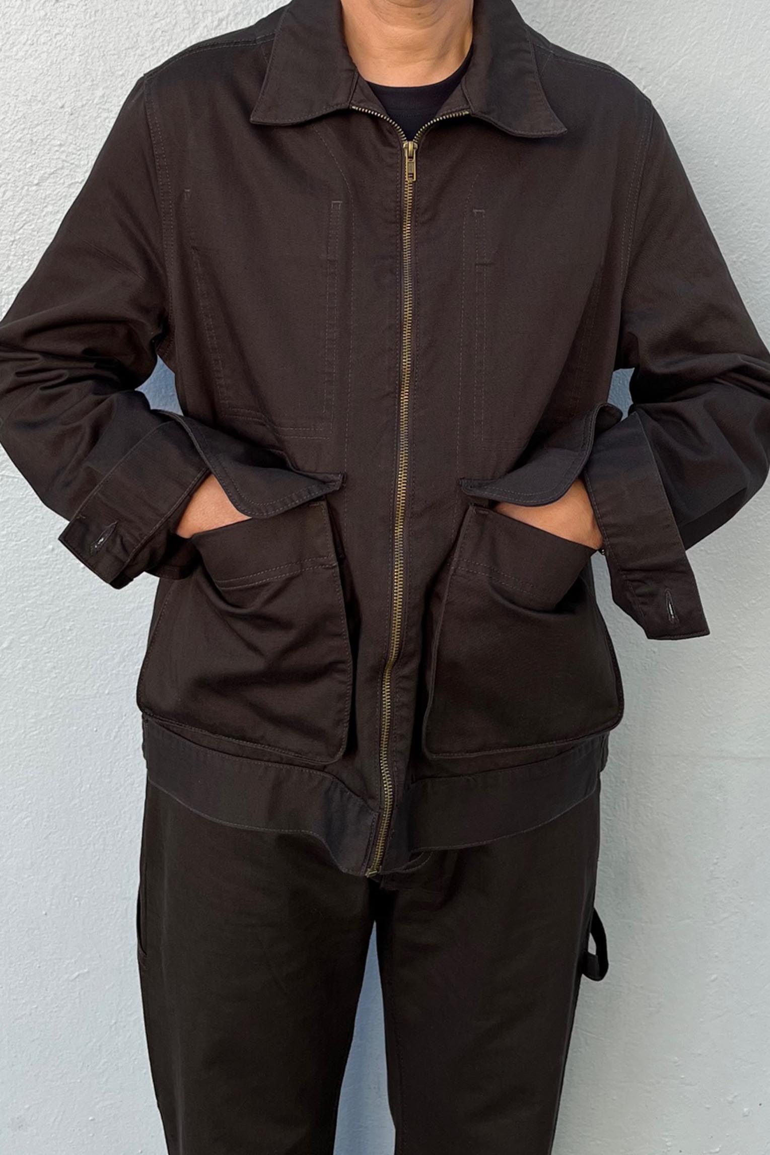 BOYD 303 ZIP JACKET (CHOCOLATE)